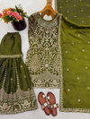Sr 1697 Silk With Embroider Top With Sharara Dupatta Wholesale Market In Surat